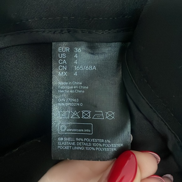 H&M Women’s Tuxedo Slim Fit Trouser - Picture 6 of 6